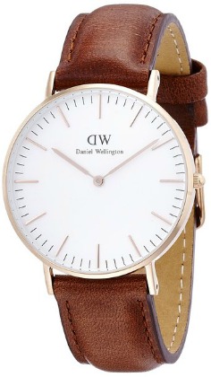 Daniel Wellington Men's 0106DW St. Mawes Analog Display Quartz Brown Watch